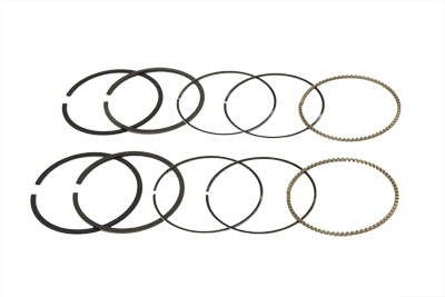 88 Twin Cam Moly Piston Ring Set .005