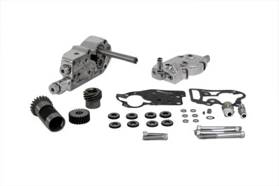 Polished Oil Pump Assembly with Breather