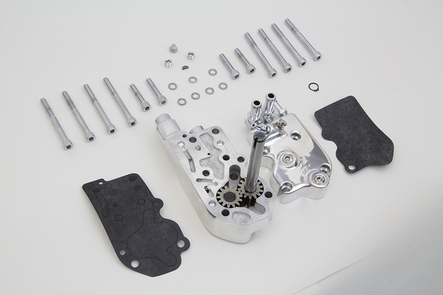 Polished Oil Pump Assembly