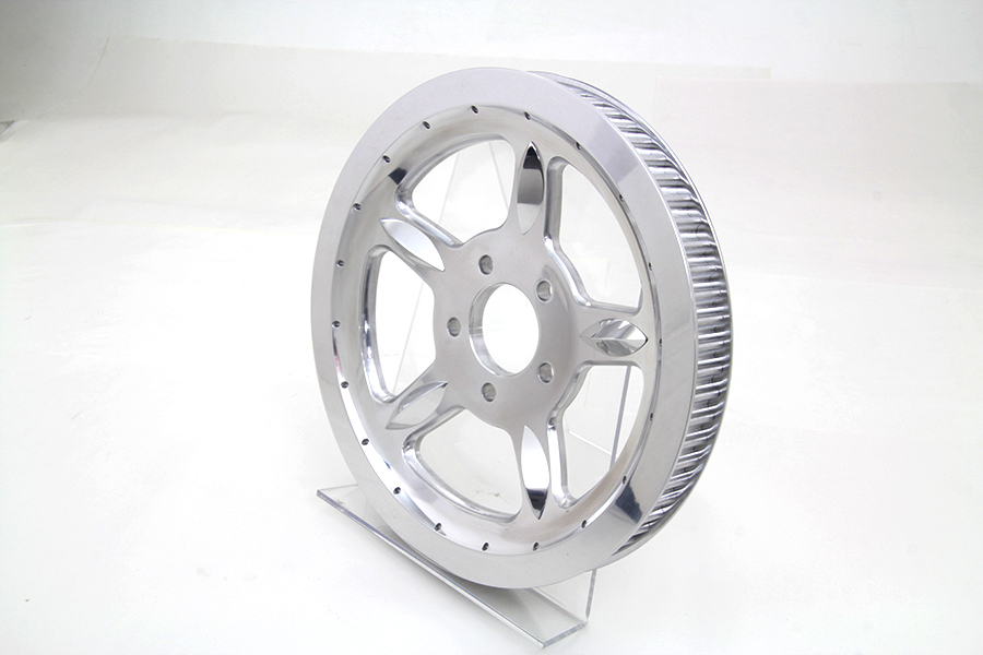 Rear Drive Pulley 68 Tooth Chrome