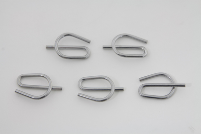 Chrome Rear Axle Spring Clips