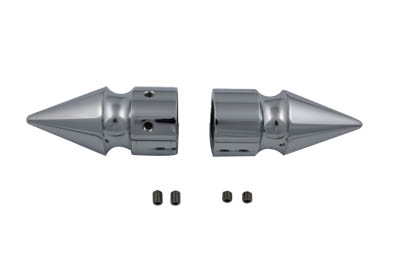 Chrome Front Axle Cover Set Pike Style