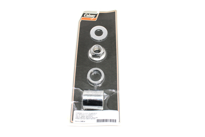 Rear Axle Spacer Kit Groove Style Chrome