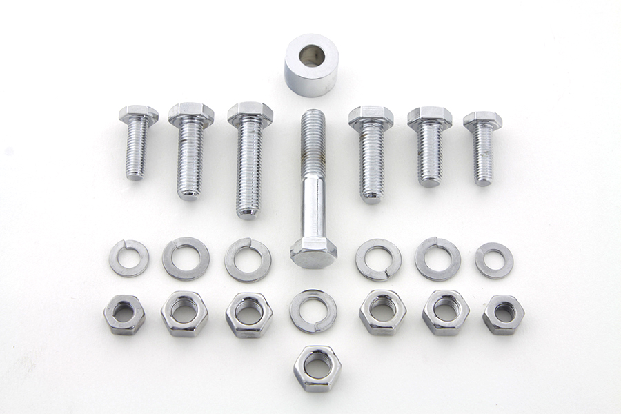 Exhaust System Mounting Bolt Kit Chrome