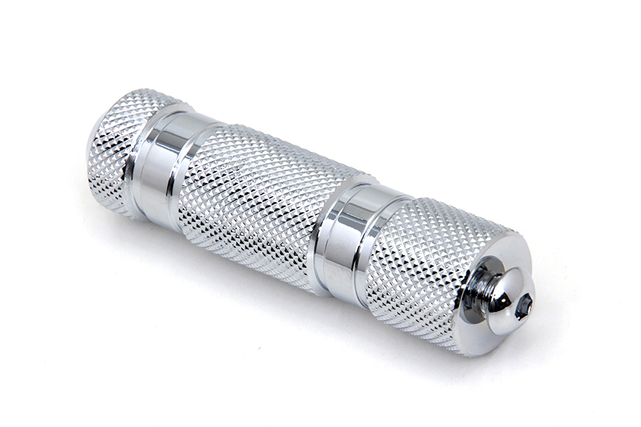 Chrome Knurled Four Grooved Shifter Peg