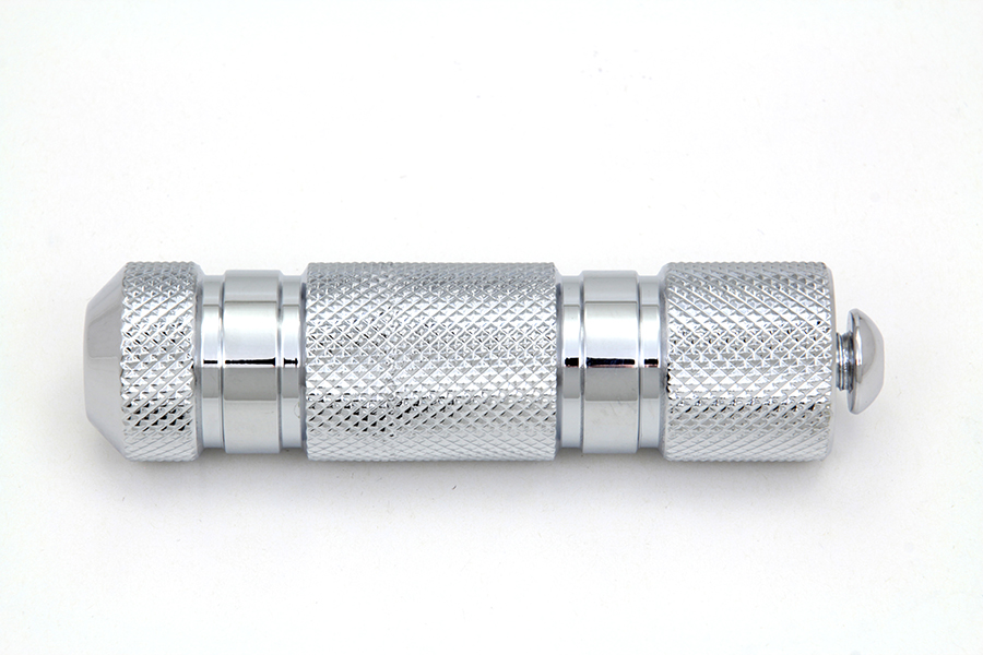Chrome Knurled Four Grooved Shifter Peg