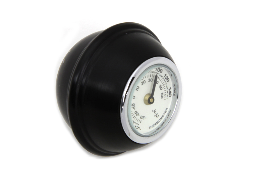 Small Black Shifter Knob with Temperature Gauge