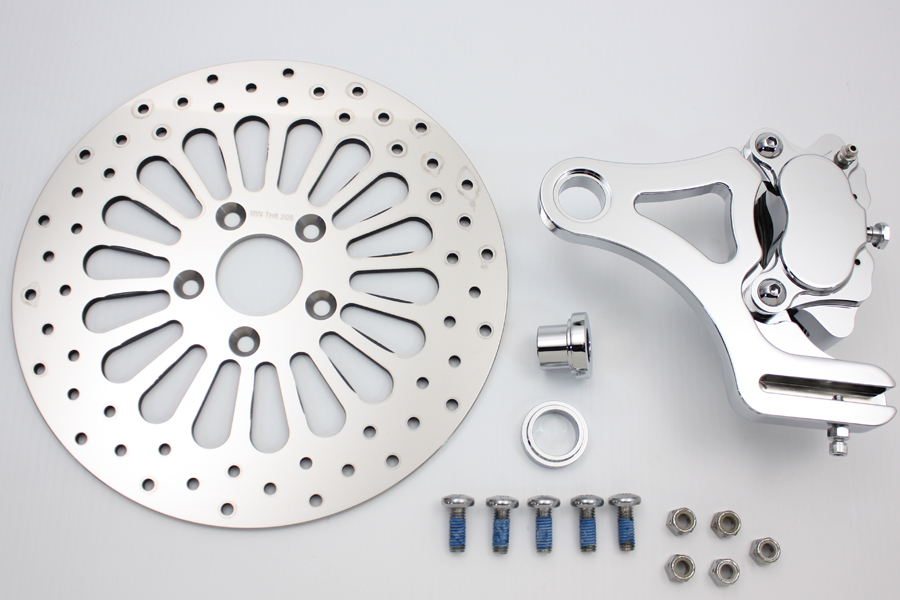 Rear 4 Piston Caliper and 11-1/2 Disc Kit