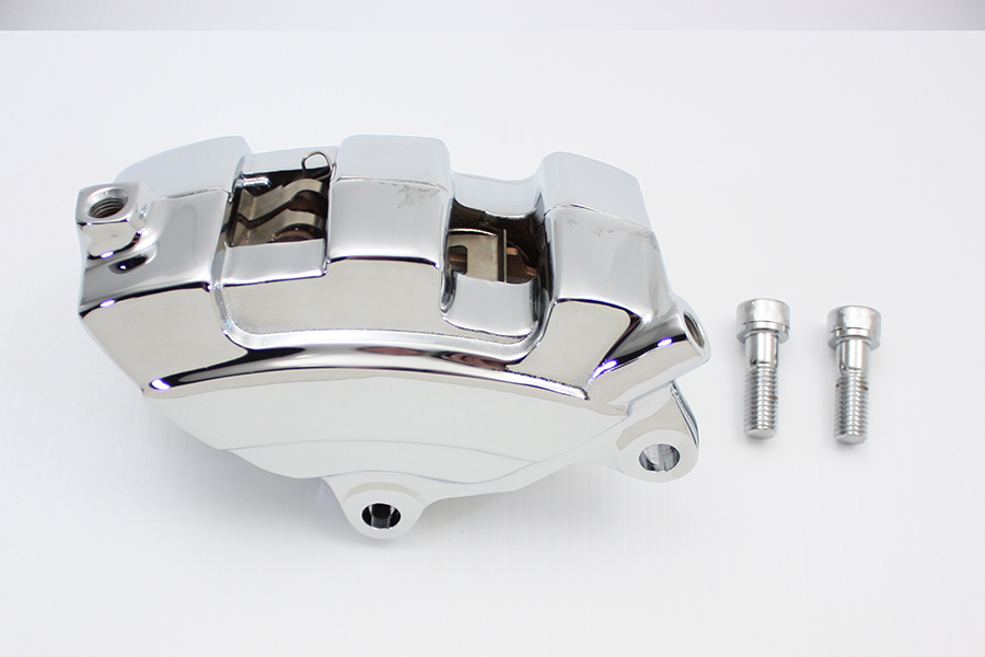 Chrome Rear 4 Piston Caliper