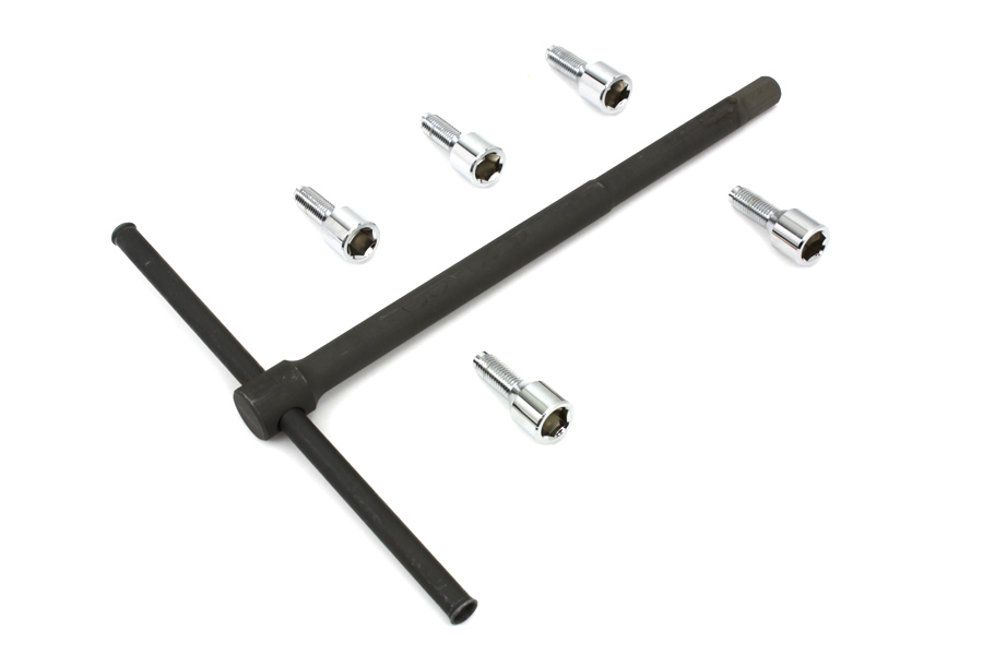 Chrome Wheel Lug Set with Wrench