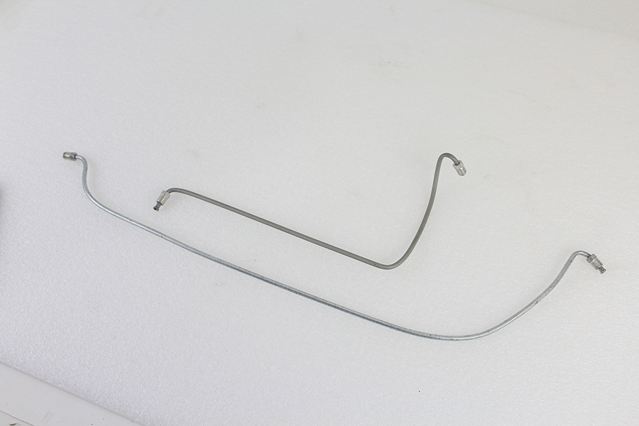 Steel Rear Brake Line Set Zinc Plated