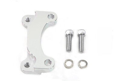 Chrome 1986-1999 Big Twins Front Brake Caliper Left Side Bracket