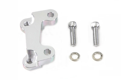 Chrome Front 2000-UP Big Twins Brake Caliper Right Side Bracket