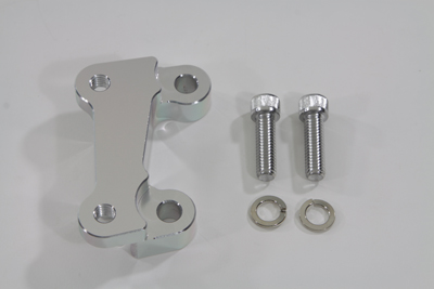 Chrome Front 2000-UP Big Twins Brake Caliper Left Side Bracket
