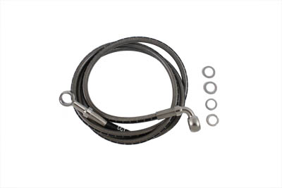 Russell FXDWG & FXST 1984-05 Stainless Front Brake Hose 48\"