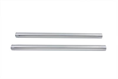 Chrome 39mm Fork Tube Set 25-3/8 Total Length