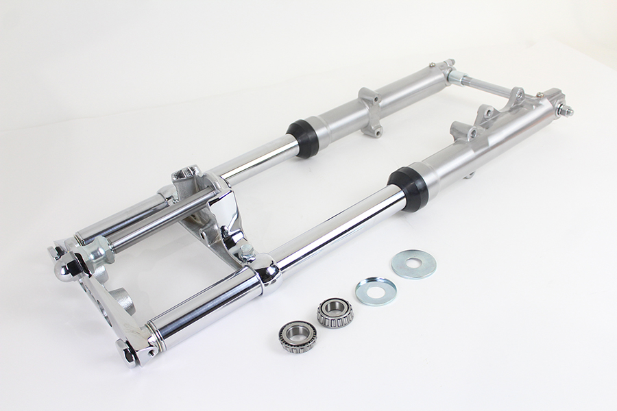 41mm Wide Glide Fork Assembly with Polished Sliders