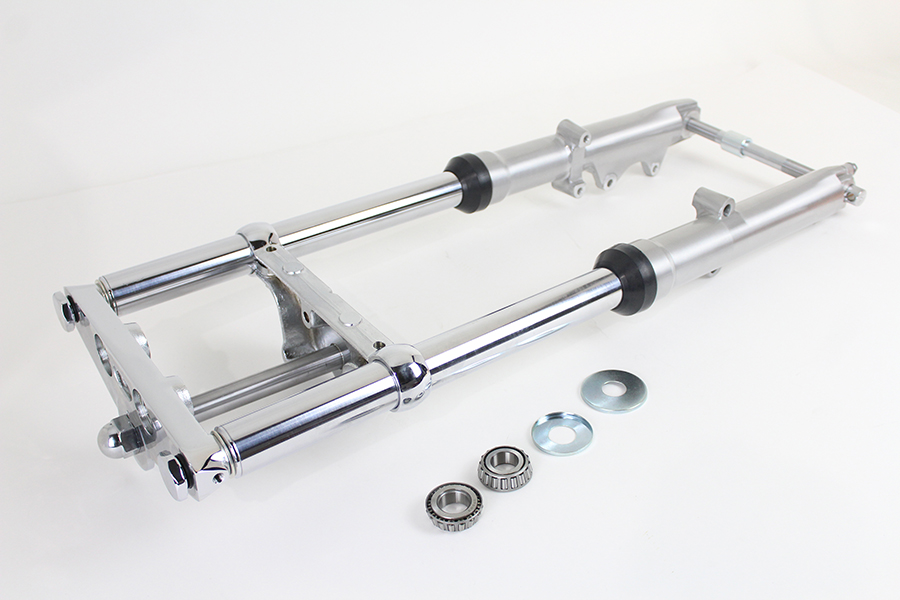 41mm Wide Glide Fork Assembly with Polished Sliders