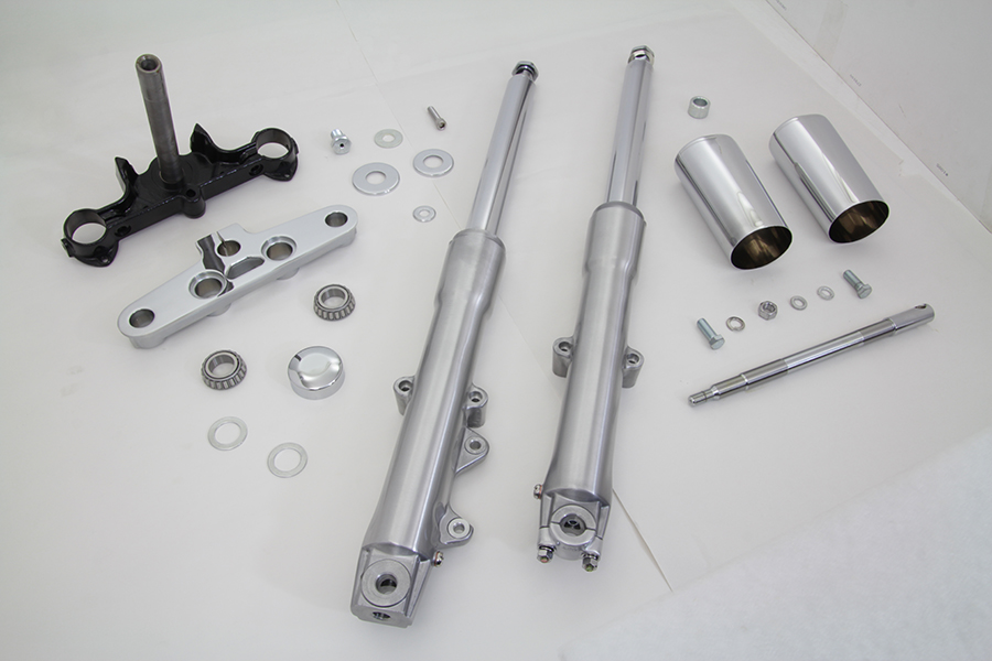 41mm Fork Assembly with Polished Sliders