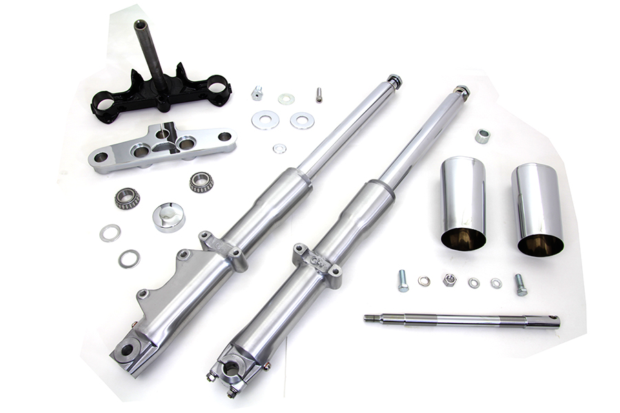 41mm Fork Assembly with Polished Sliders