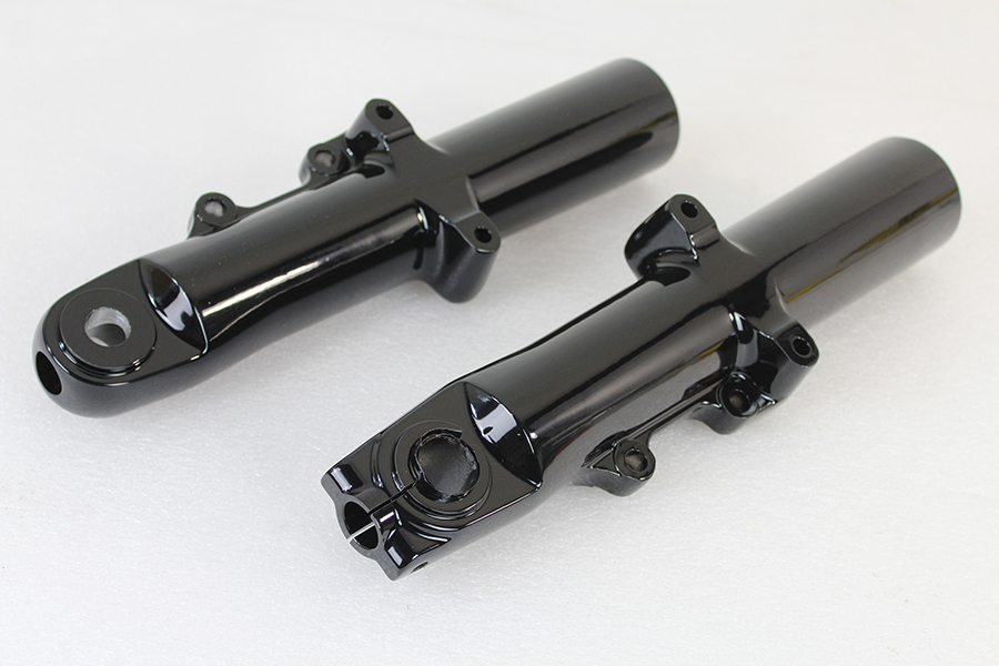 Black 49mm Lower Fork Slider Set
