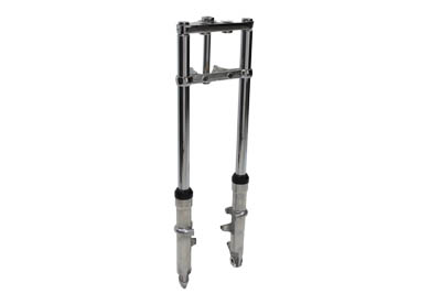 Fork Assembly with Polished Sliders Dual Disc