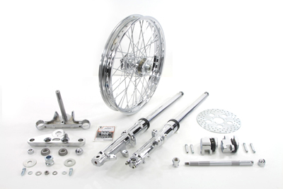 41mm Fork Assembly with Chrome Sliders 21 Wheel