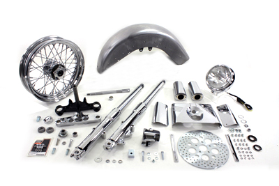 41mm Fork Assembly with Chrome Sliders 16 Wheel