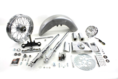 41mm Fork Assembly with Chrome Sliders 16 Wheel