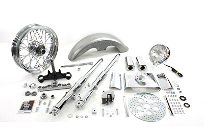41mm Fork Assembly with Chrome Sliders 16 Wheel