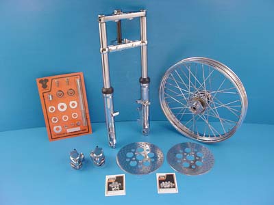 Fork Assembly with Chrome Sliders 21 Wheel