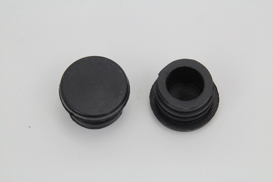 ChiZeled Handlebar Plugs Black Plastic