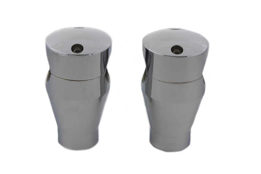 3 Chrome Wide Glide Riser Set