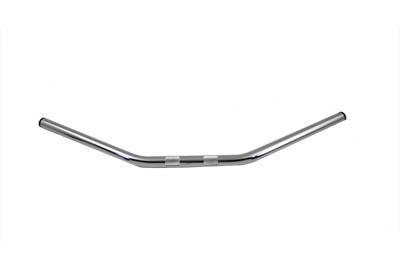 Flat 1 Drag Handlebar with Indents Chrome