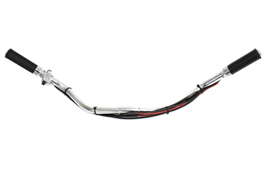 4 Chrome Handlebar Assembly without Indents