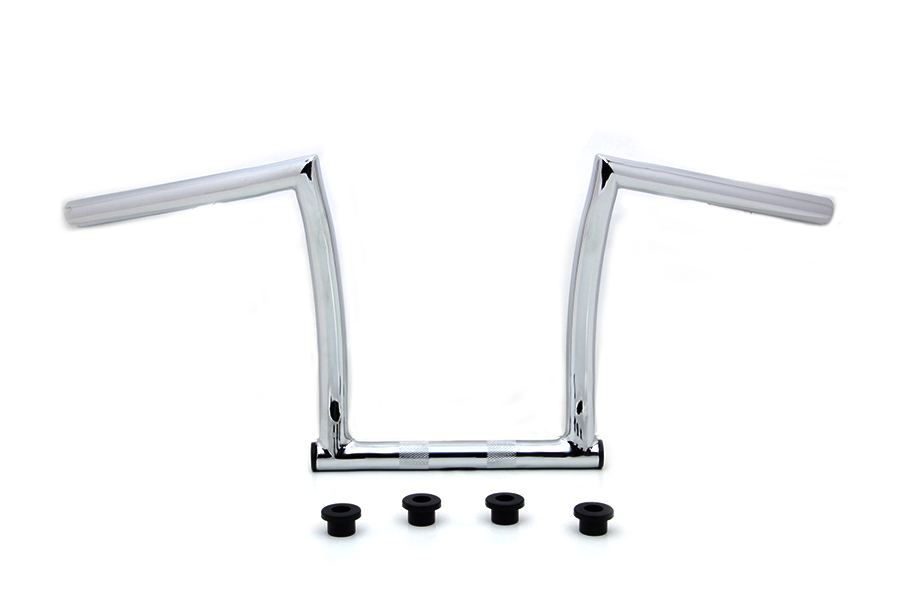 11 Chrome ChiZeled Z-Bar Handlebar with Indents
