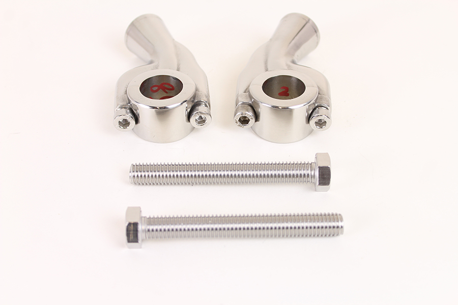 1 Smooth Pullback Riser Set Stainless Steel