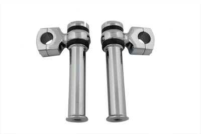 Chrome 5-1/4 Offset Dog Bone Riser Set