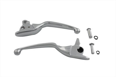 Chrome Smooth Contour Hand Lever Set