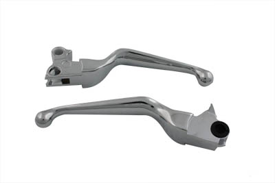 Chrome V-Cut Hand Lever Set