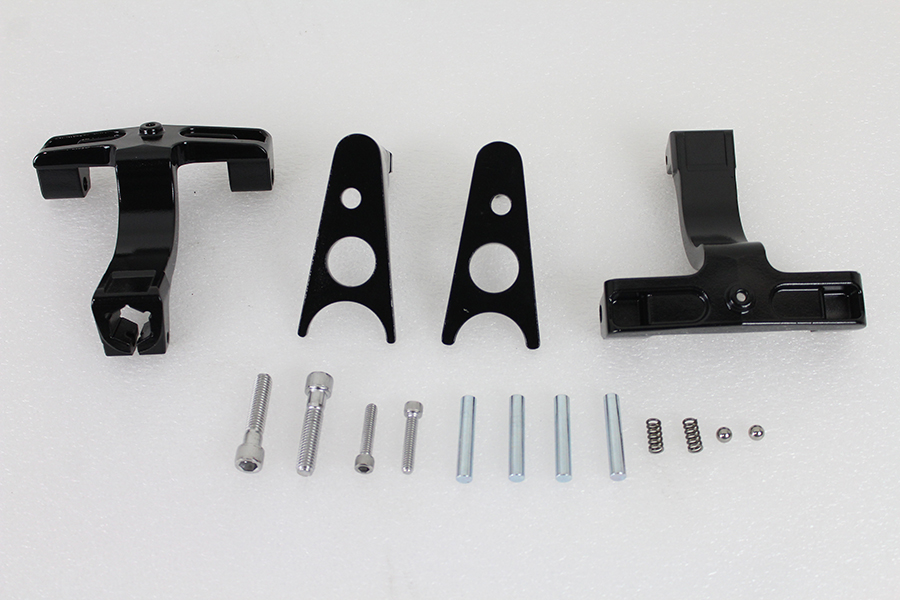 Gloss Black Passenger Footboard Mount Kit