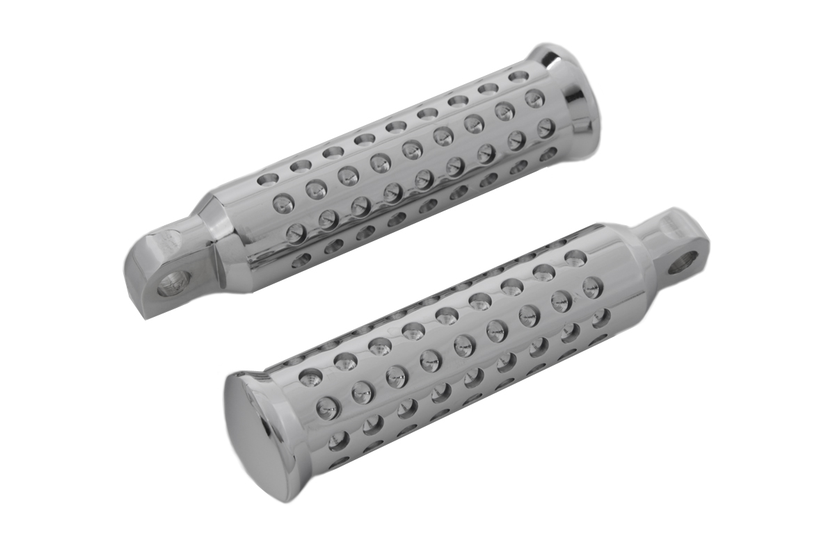 Chrome Micro Holes Footpeg Set