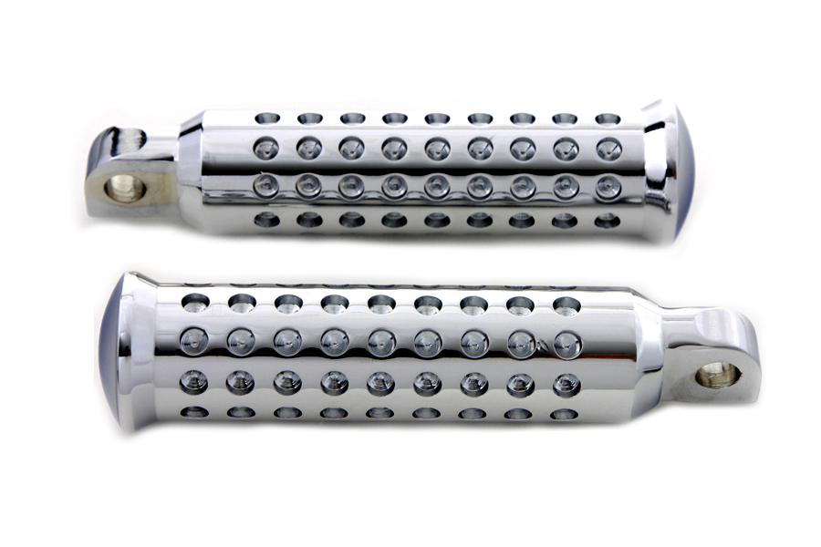 Chrome Micro Holes Footpeg Set