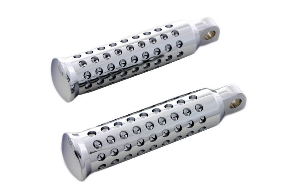 Chrome Micro Holes Footpeg Set