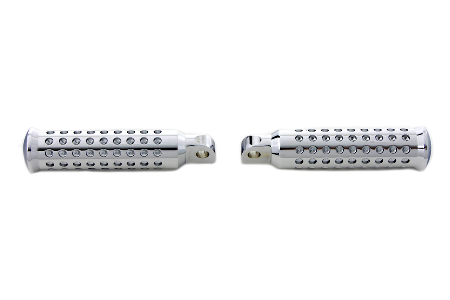 Chrome Micro Holes Footpeg Set