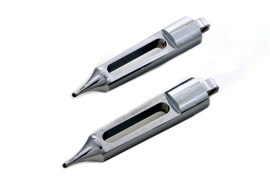 Chrome Dagger Slot Footpeg Set