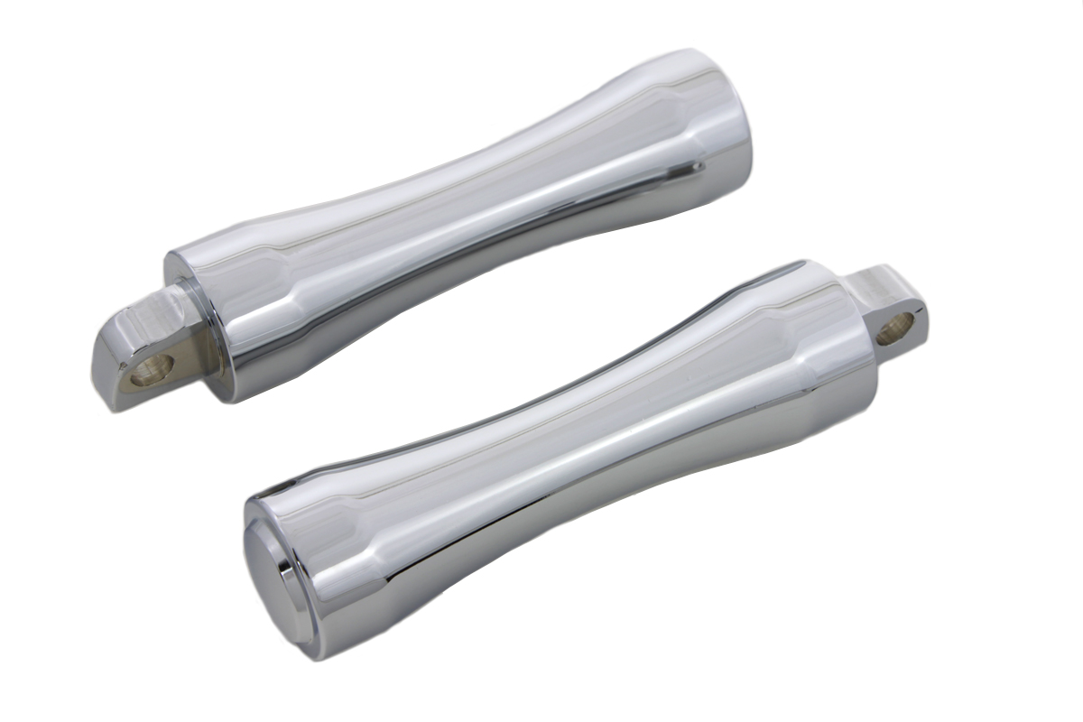 Chrome Contour End Footpeg Set