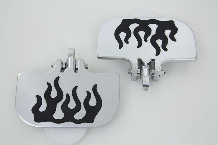 Passenger Mini Footboard Set with Flame Design
