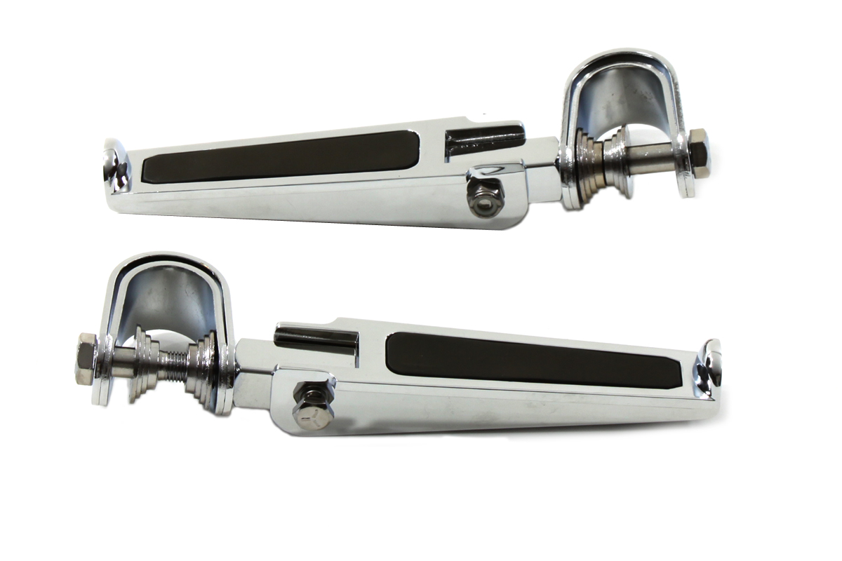 Chrome Chopper Style Footpeg Set