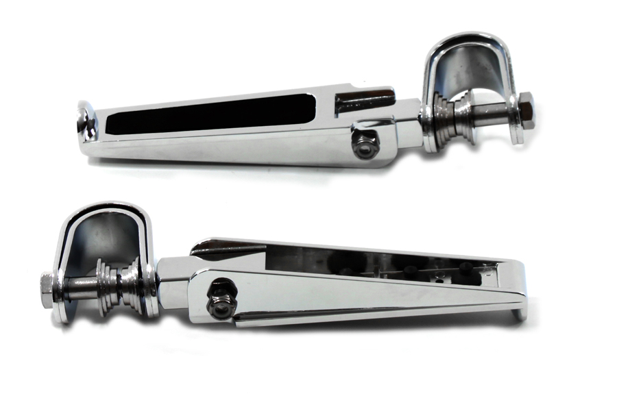 Chrome Chopper Style Footpeg Set